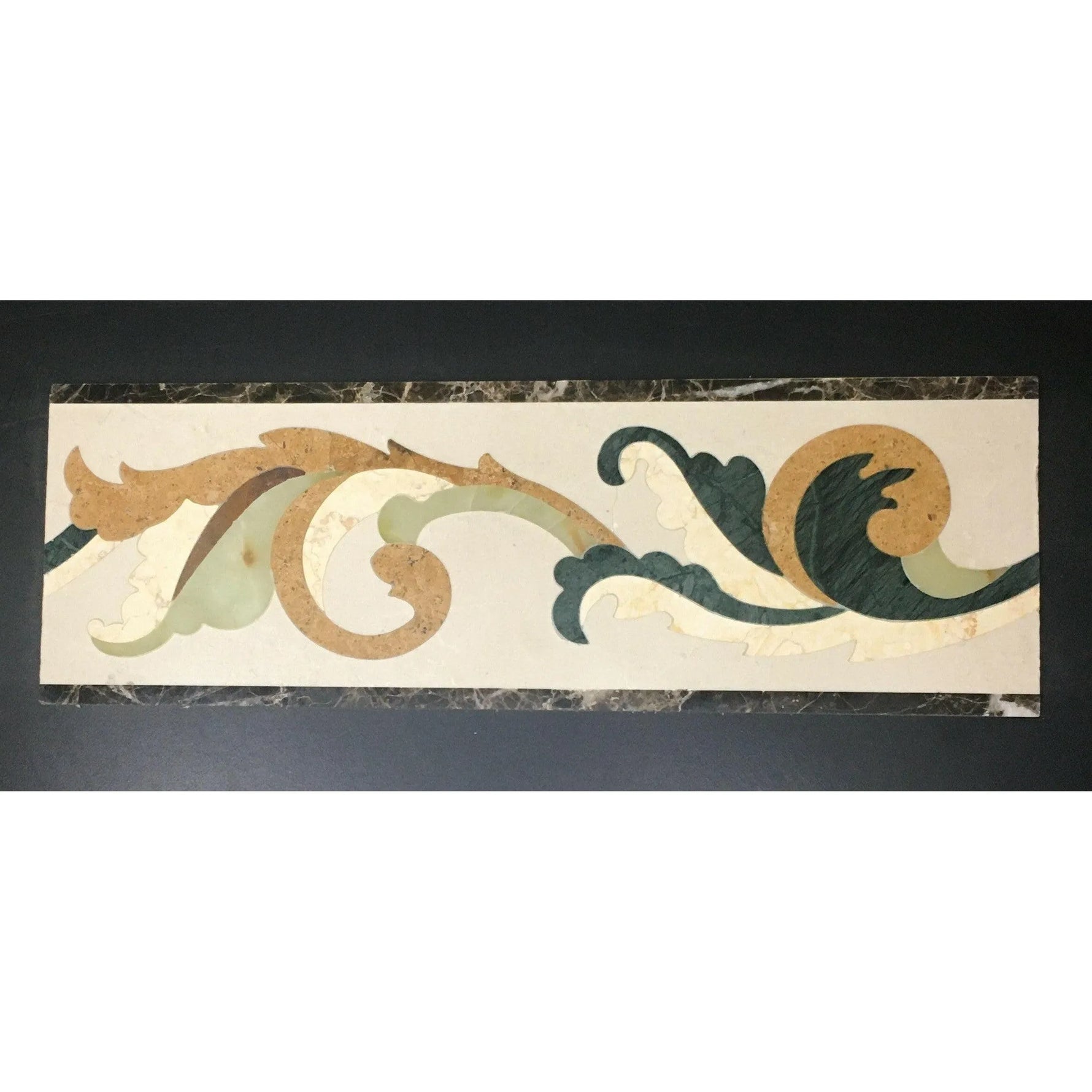 Grace 6x18 Marble Waterjet Border - Polished Grace 6x18 Marble Waterjet Border - Polished - American Tile Depot