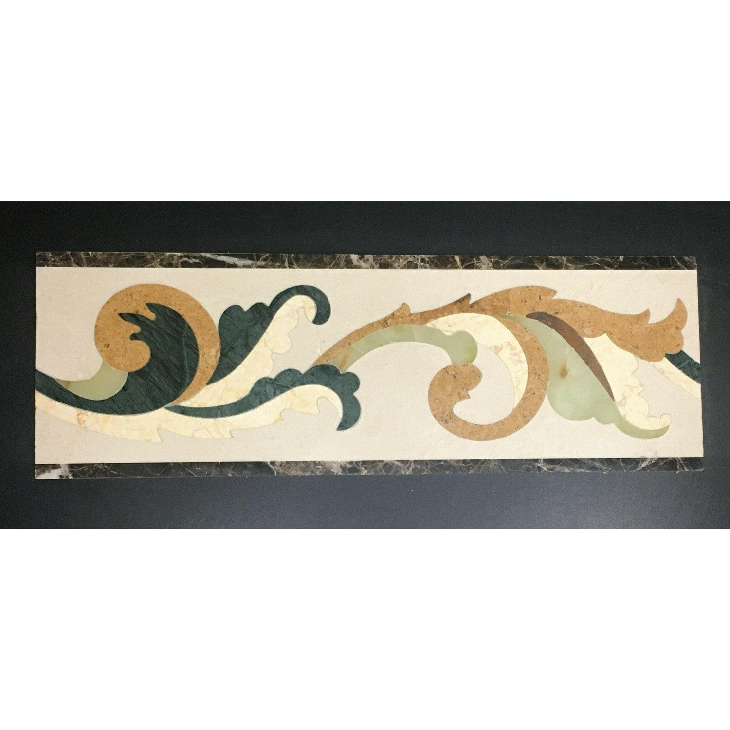 Grace 6x18 Marble Waterjet Border - Polished Grace 6x18 Marble Waterjet Border - Polished - American Tile Depot