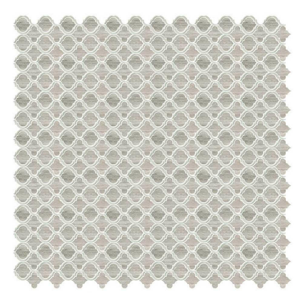 Grace Grey Arabesque Waterjet Mosaic Wall Tile Grace Grey Arabesque Waterjet Mosaic Wall Tile - American Tile Depot