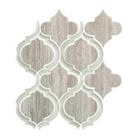 Grace Grey Arabesque Waterjet Mosaic Wall Tile Grace Grey Arabesque Waterjet Mosaic Wall Tile - American Tile Depot