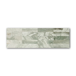 2.5x10 Mineralis Green Brick Polished Marble Tile - American Tile Depot