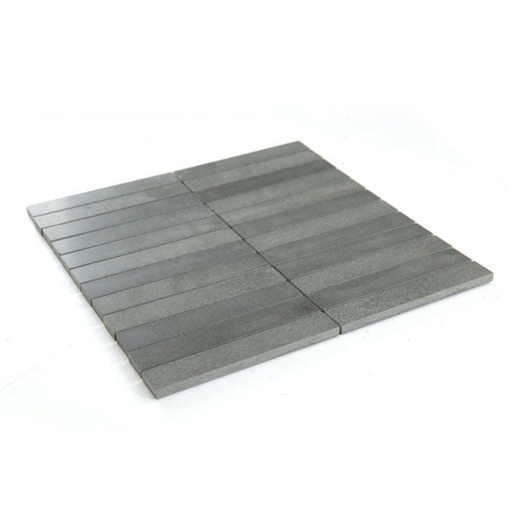 Groove Basalt Linear Marble Honed Mosaic Tile Groove Basalt Linear Marble Honed Mosaic Tile - American Tile Depot