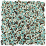 Venus Noon Grass Pebble Porcelain Mosaic Tile