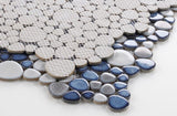 Venus Night Sky Pebble Porcelain Mosaic Tile