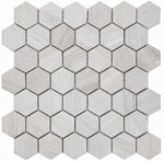 Haisa Light Limestone Honed 2" Hexagon Mosaic Tile Haisa Light Limestone Honed 2" Hexagon Mosaic Tile - American Tile Depot