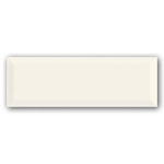 CLEARANCE - 4×12 Hawthrone Refined White Beveled Glossy Ceramic Wall Tile - American Tile Depot