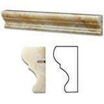 Honey Onyx Polished 2x12 Crown Mercer Molding Trim Honey Onyx Polished 2x12 Crown Mercer Molding Trim - American Tile Depot