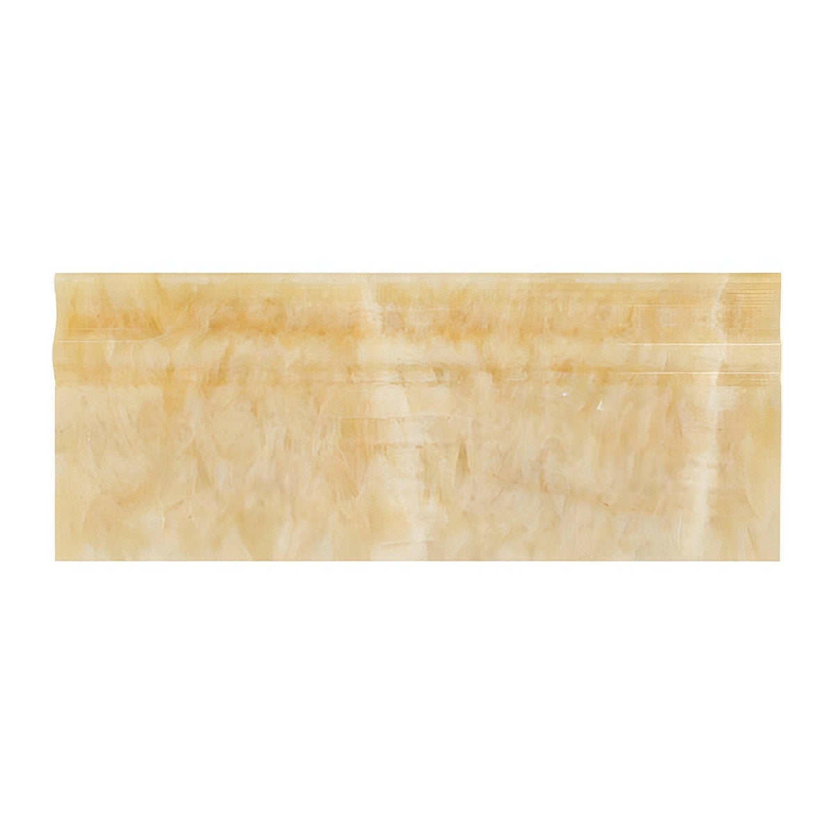 Honey Onyx Polished Baseboard Trim Molding - American Tile Depot
