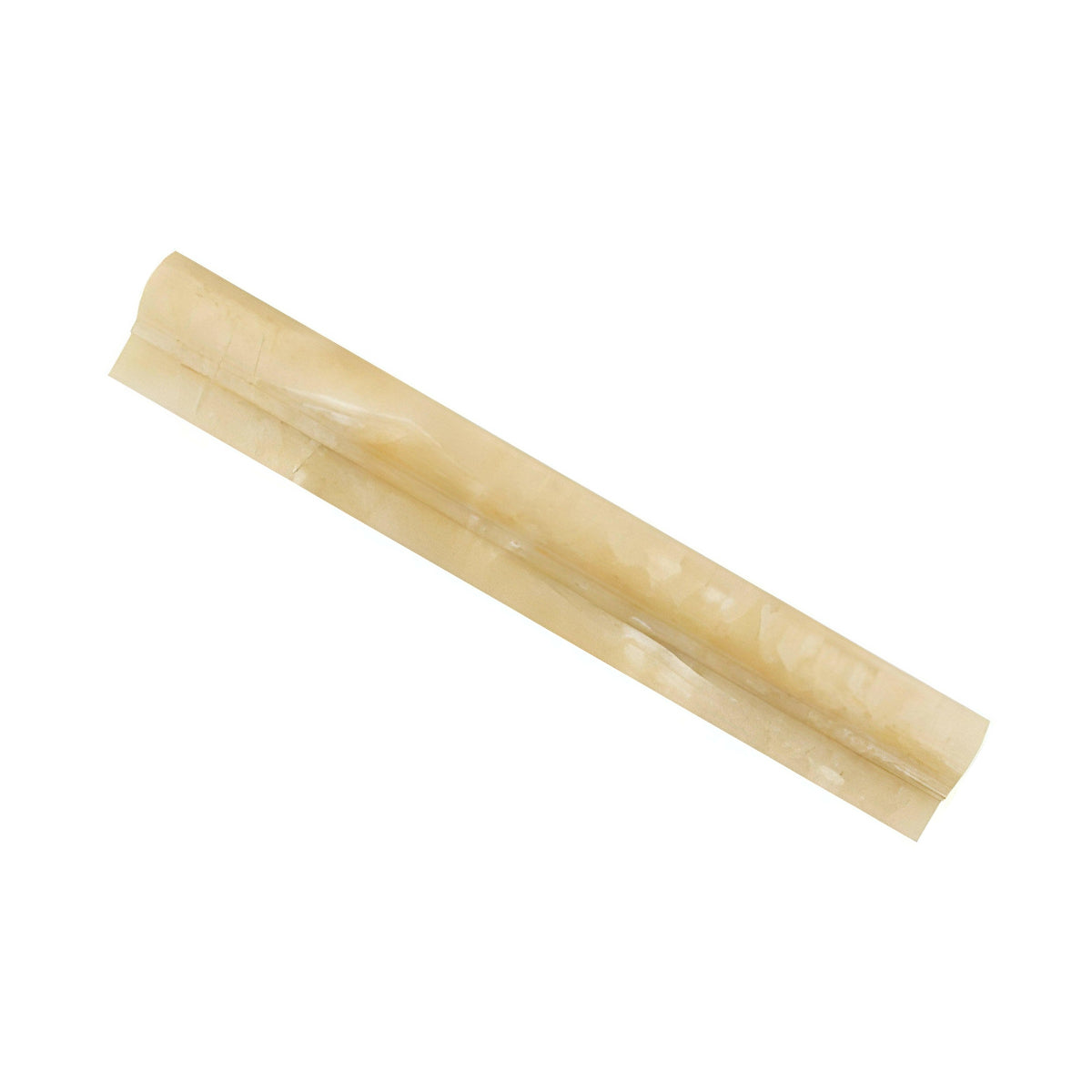 Honey Onyx Polished OG-1 Chair Rail Molding Trim - American Tile Depot