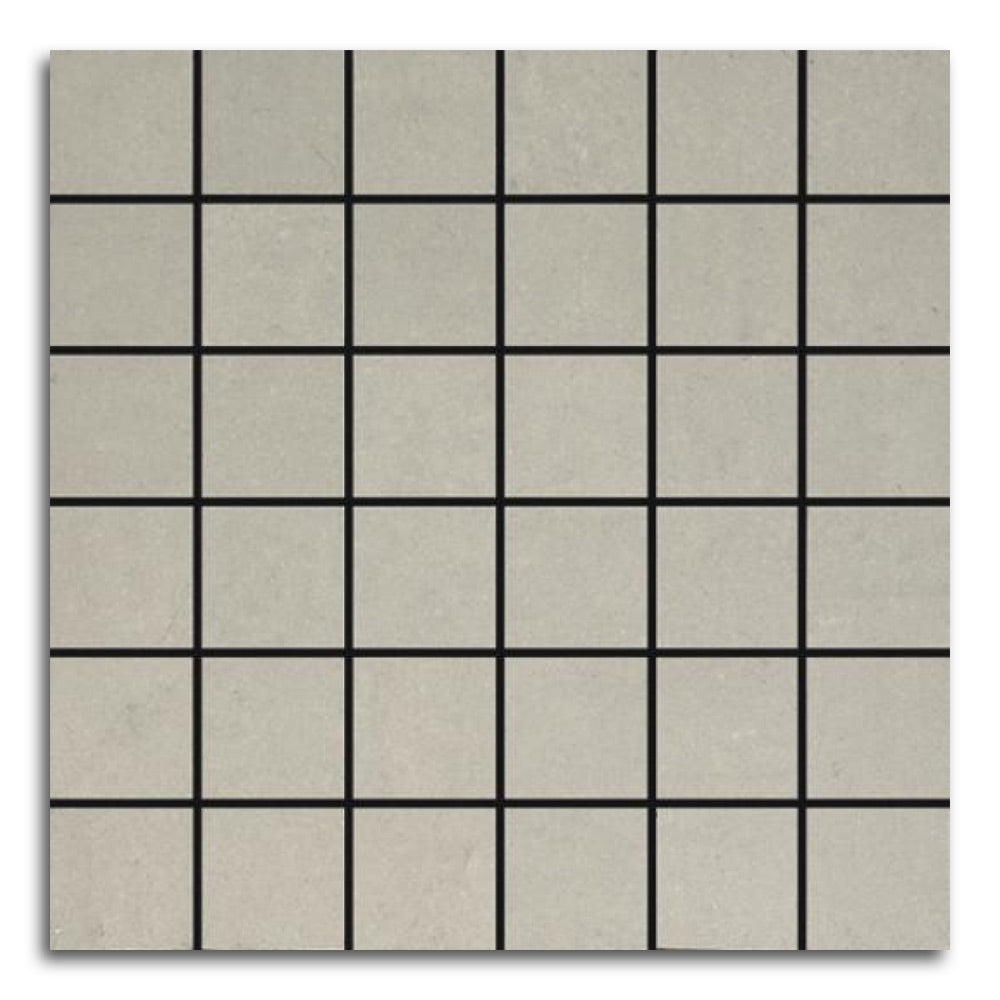 2x2 Horizon Light Matte Square Porcelain Mosaic Tile