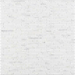 Horizon Sunrise Carrara White Linear Mosaic Wall Tile Horizon Sunrise Carrara White Linear Mosaic Wall Tile - American Tile Depot