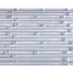 Horizon Sunrise Silver White Linear Glass Mosaic Wall Tile Horizon Sunrise Silver White Linear Glass Mosaic Wall Tile - American Tile Depot