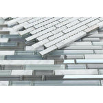 Horizon Sunset Blue Linear Mosaic Wall Tile Horizon Sunset Blue Linear Mosaic Wall Tile - American Tile Depot