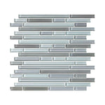 Horizon Sunset Grey Goose Linear Glass Mosaic Wall Tile Horizon Sunset Grey Goose Linear Glass Mosaic Wall Tile - American Tile Depot