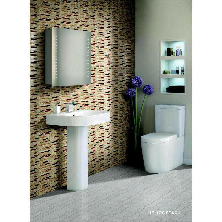 Horizon Sunset Helios Linear Mosaic Wall Tile Horizon Sunset Helios Linear Mosaic Wall Tile - American Tile Depot