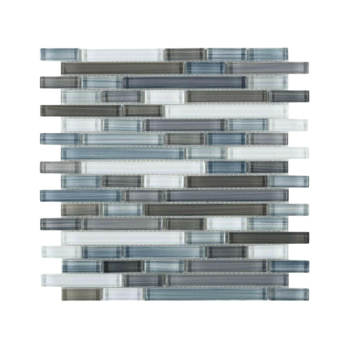 Horizon Sunset Rain Sky Glossy Linear Glass Mosaic Wall Tile Horizon Sunset Rain Sky Glossy Linear Glass Mosaic Wall Tile - American Tile Depot