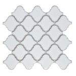 Hulu Fancy White Arabesque Porcelain Mosaic Tile Hulu Fancy White Arabesque Porcelain Mosaic Tile - American Tile Depot