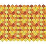 Hulu Orange Arabesque Porcelain Mosaic Tile Hulu Orange Arabesque Porcelain Mosaic Tile - American Tile Depot