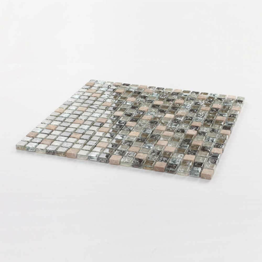 Iceberg Grey Mini Square Mosaic Wall Tile - American Tile Depot