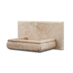 Ivory Travertine Hand-Made Custom Soap Holder - Soap Dish - Honed Ivory Travertine Hand-Made Custom Soap Holder - Soap Dish - Honed - American Tile Depot