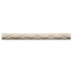 Ivory Travertine Honed 1x12 Diamond Rope Liner Ivory Travertine Honed 1x12 Diamond Rope Liner - American Tile Depot