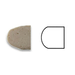 Ivory Travertine Honed 1x12 Diamond Rope Liner Ivory Travertine Honed 1x12 Diamond Rope Liner - American Tile Depot