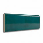 3x10 Brio Surface Green Ceramic Bullnose Tile 3x10 Brio Surface Green Ceramic Bullnose Tile - American Tile Depot