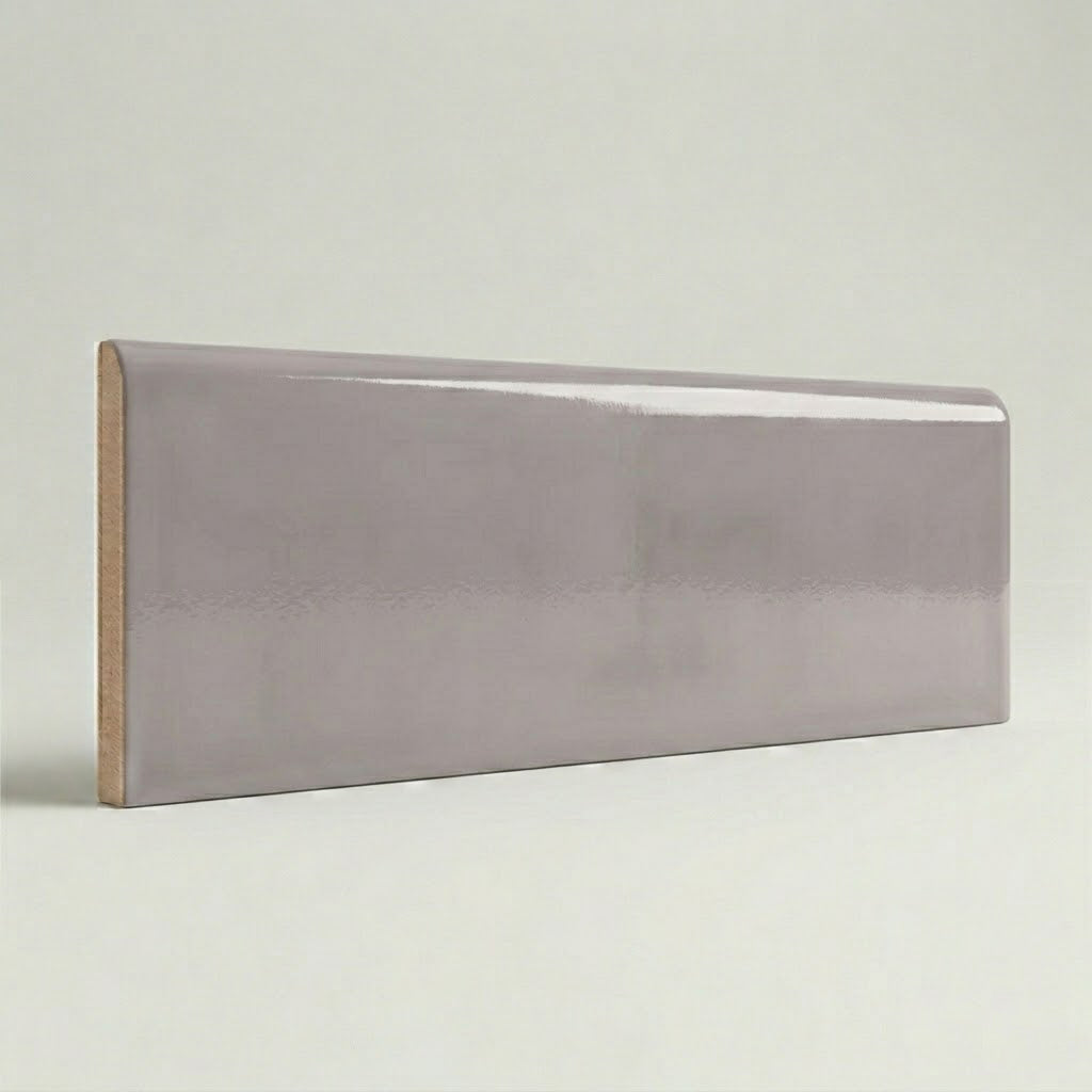 3x10 Brio Surface Lavander Ceramic Bullnose Tile 3x10 Brio Surface Lavander Ceramic Bullnose Tile - American Tile Depot