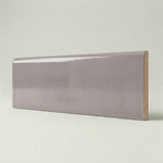3x10 Brio Surface Lavander Ceramic Bullnose Tile - American Tile Depot