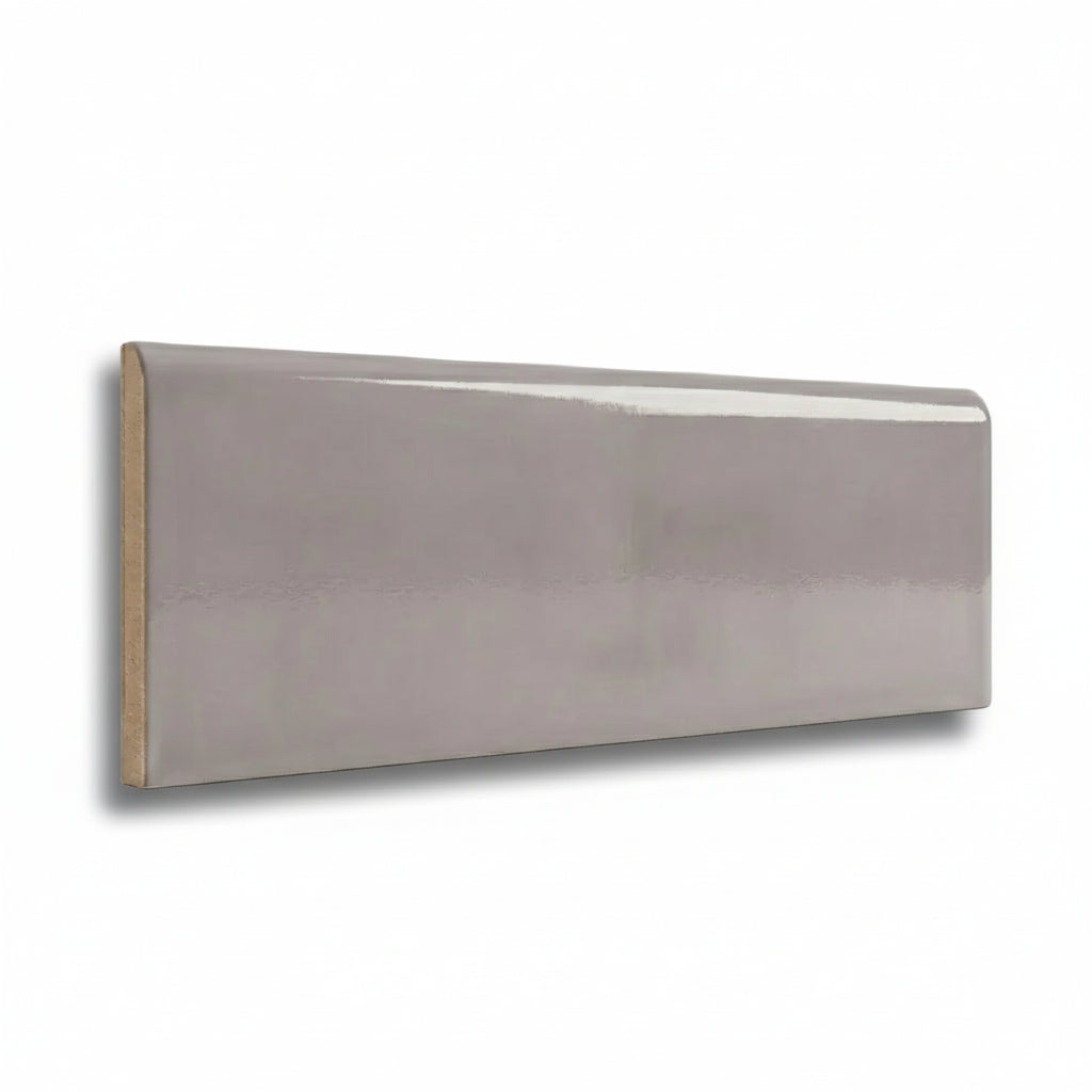 3x10 Brio Surface Lavander Ceramic Bullnose Tile 3x10 Brio Surface Lavander Ceramic Bullnose Tile - American Tile Depot