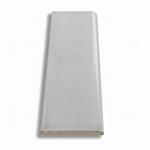 3x10 Brio Surface Tender Gray Ceramic Bullnose Tile - American Tile Depot