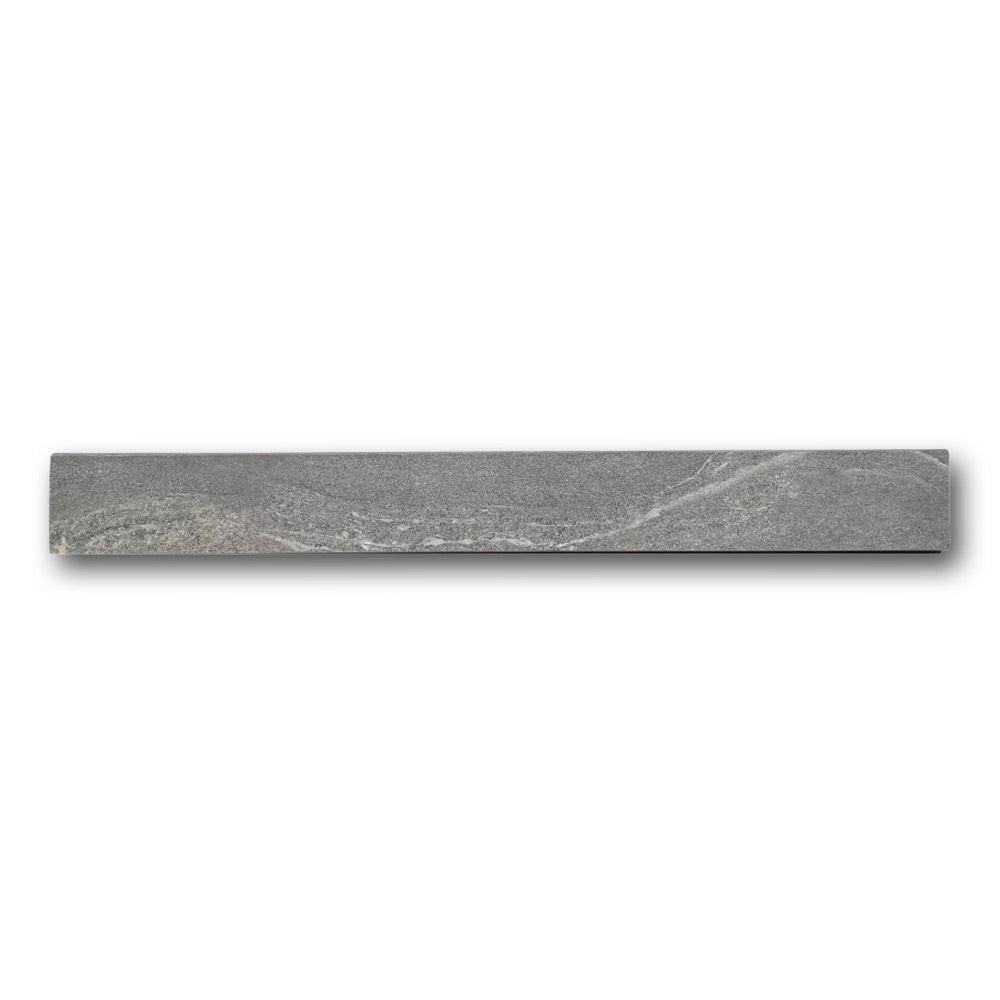 Keystone Grey Bullnose 3x24 Matte Molding Trim Keystone Grey Bullnose 3x24 Matte Molding Trim - American Tile Depot