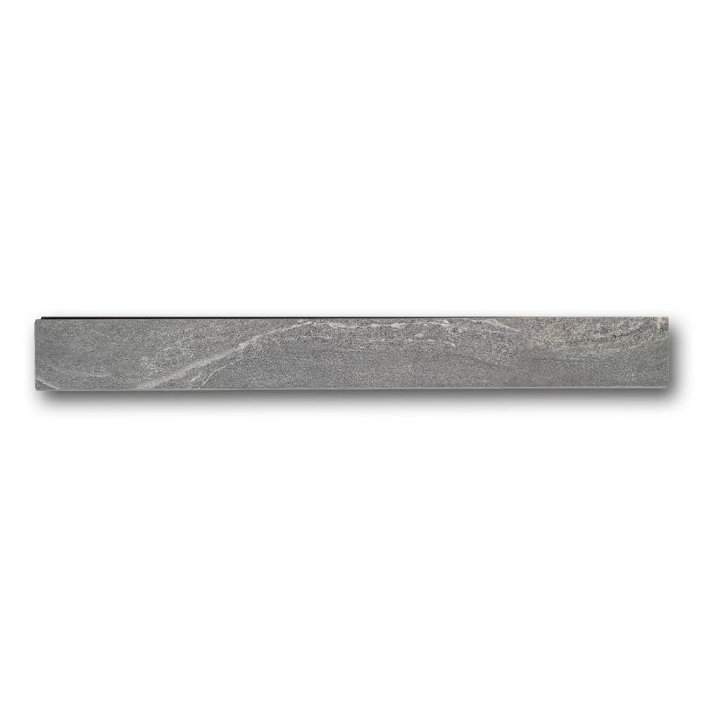 Keystone Grey Bullnose 3x24 Matte Molding Trim Keystone Grey Bullnose 3x24 Matte Molding Trim - American Tile Depot