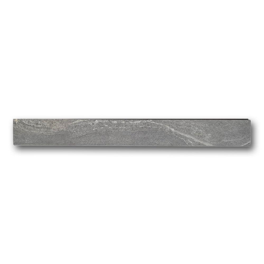 Keystone Grey Bullnose 3x24 Matte Molding Trim Keystone Grey Bullnose 3x24 Matte Molding Trim - American Tile Depot