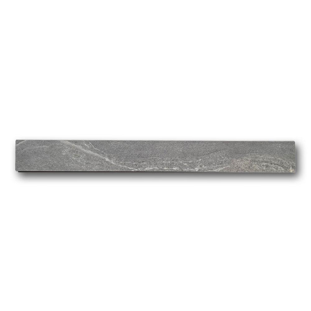Keystone Grey Bullnose 3x24 Matte Molding Trim Keystone Grey Bullnose 3x24 Matte Molding Trim - American Tile Depot