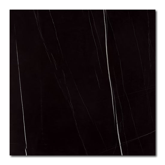 48x48 La Monde Sahara Noir Matte Marble Look Porcelain Tile