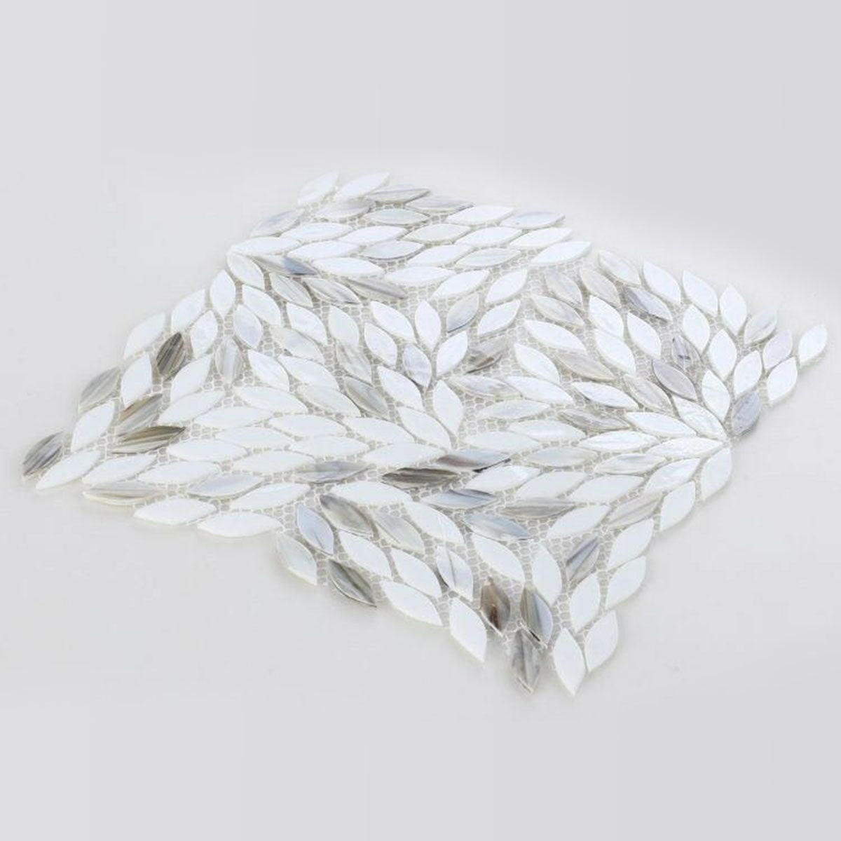 Laurel Dawn Flower Glass Mosaic Tile Laurel Dawn Flower Glass Mosaic Tile - American Tile Depot