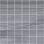 Mythos Graphite Travertine Look Square Porcelain Mosaic Tile Mythos Graphite Travertine Look Square Porcelain Mosaic Tile - American Tile Depot