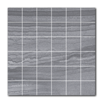 Mythos Graphite Travertine Look Square Porcelain Mosaic Tile Mythos Graphite Travertine Look Square Porcelain Mosaic Tile - American Tile Depot