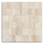 Luna Ivory Matte Square Porcelain Mosaic Tile Luna Ivory Matte Square Porcelain Mosaic Tile - American Tile Depot