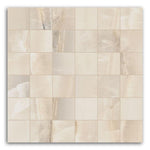 Luna Ivory Matte Square Porcelain Mosaic Tile Luna Ivory Matte Square Porcelain Mosaic Tile - American Tile Depot