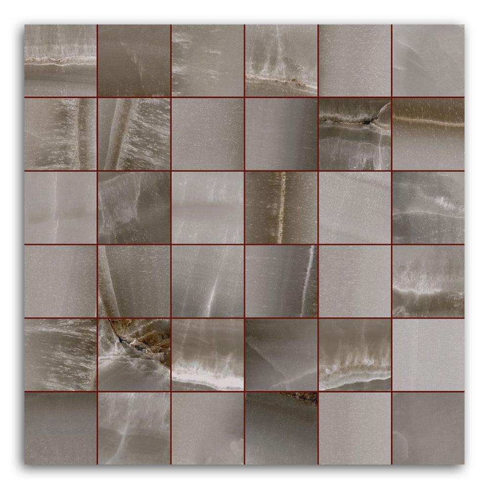 Luna Ocean Matte Square Porcelain Mosaic Tile Luna Ocean Matte Square Porcelain Mosaic Tile - American Tile Depot