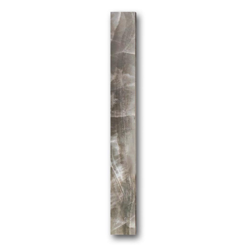 Luna Ocean Polished Bullnose 3x24 Molding Trim Luna Ocean Polished Bullnose 3x24 Molding Trim - American Tile Depot