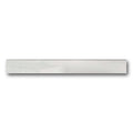 3x24 Silver Matte Bullnose