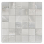 Luna Silver Matte Square Porcelain Mosaic Tile Luna Silver Matte Square Porcelain Mosaic Tile - American Tile Depot