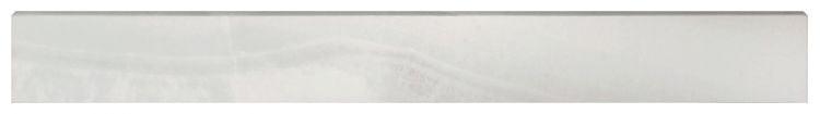 Luna Silver Polished Bullnose 3x24 Molding Trim Luna Silver Polished Bullnose 3x24 Molding Trim - American Tile Depot