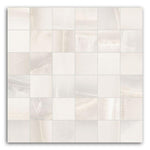 Luna White Matte Square Porcelain Mosaic Tile Luna White Matte Square Porcelain Mosaic Tile - American Tile Depot