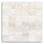 Luna White Matte Square Porcelain Mosaic Tile Luna White Matte Square Porcelain Mosaic Tile - American Tile Depot