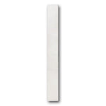 Luna White Polished Bullnose 3x24 Molding Trim Luna White Polished Bullnose 3x24 Molding Trim - American Tile Depot