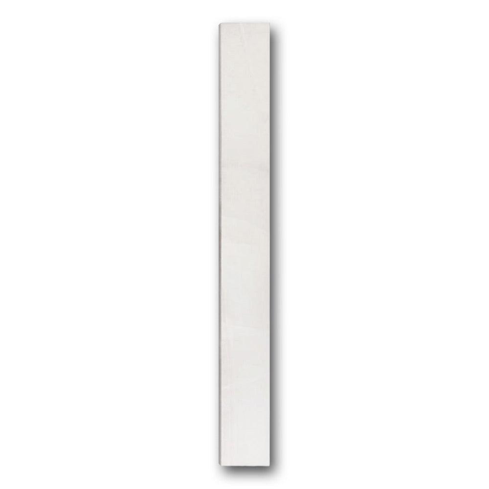 Luna White Polished Bullnose 3x24 Molding Trim Luna White Polished Bullnose 3x24 Molding Trim - American Tile Depot